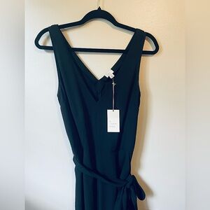 A new day black jumpsuit with pockets